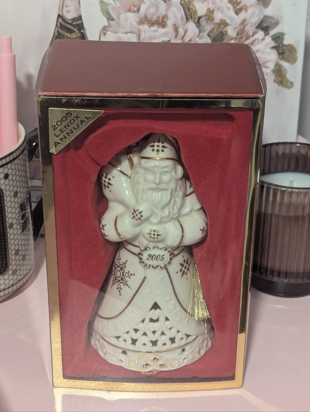 Lenox 2005 Annual Santa Christmas Ornament